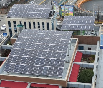 광주광역시 서구 쌍촌동 마천루 태양광발전소(50kw) 이미지